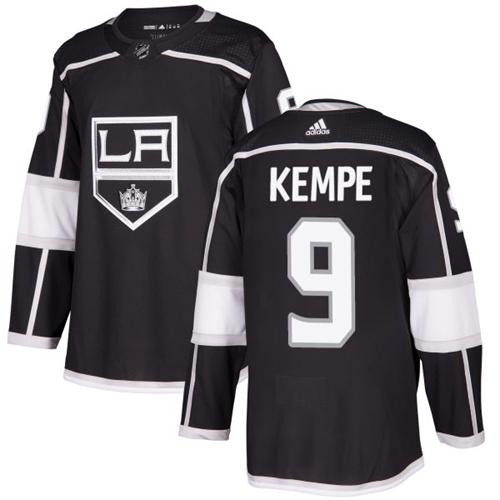 Adidas Men Los Angeles Kings #9 Adrian Kempe Black Home Authentic Stitched NHL Jersey